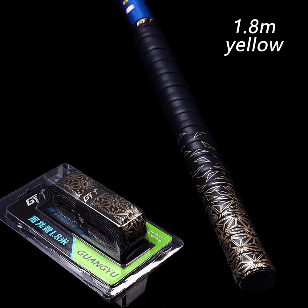 Anti-Slip Racket Grip Tape for Tennis Squash - SF3481 in yellow, durable overgrip for sports handles, featuring sweat-absorbing design.